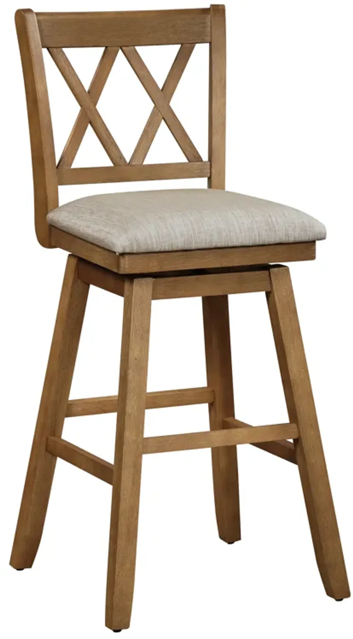 Brookline 42.5 in. High Back Wood 29 in. Bar Stool