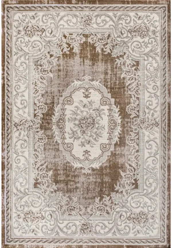 Rosalia Cottage Medallion Beige/Ivory Rug