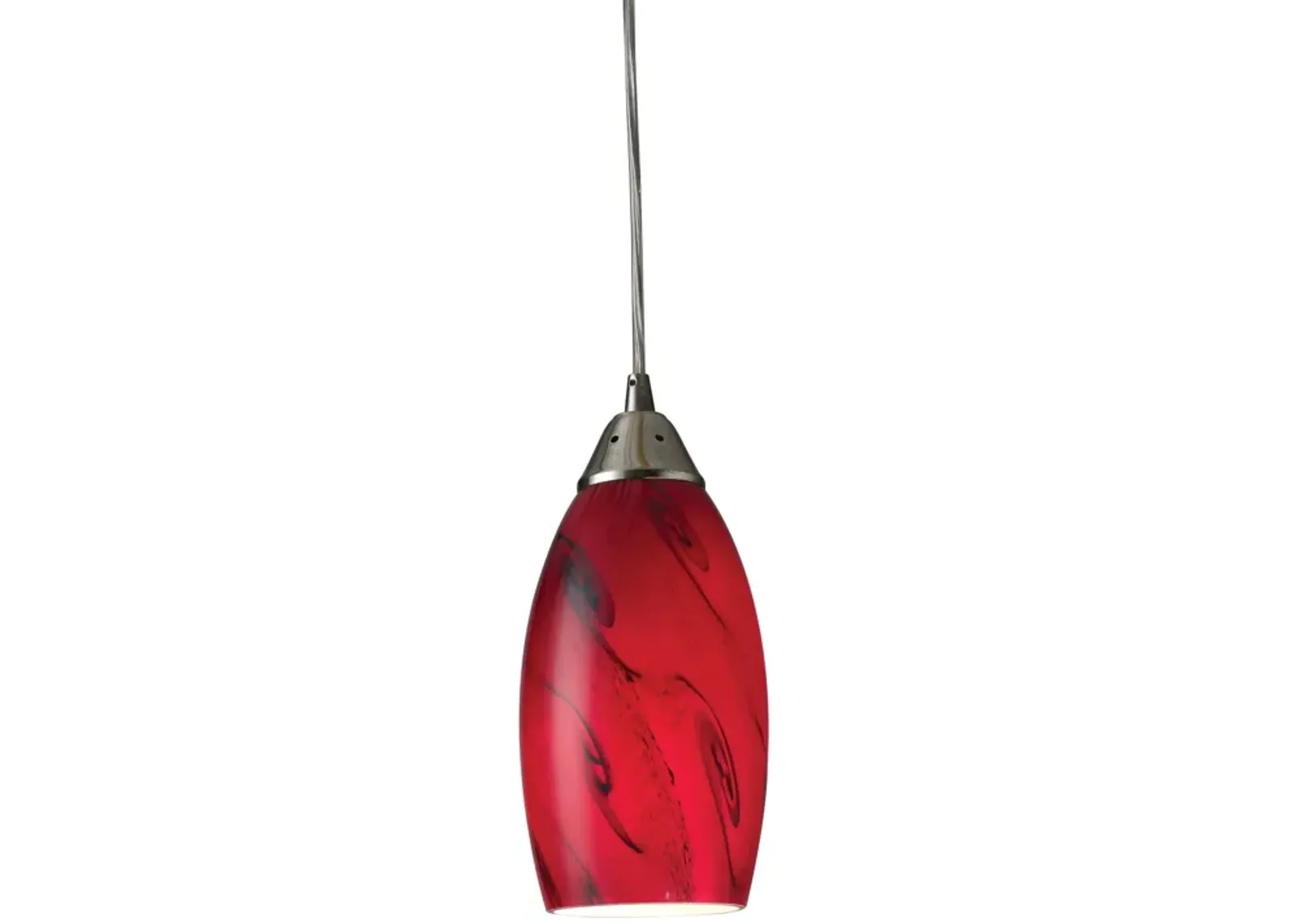 Galaxy 5" Wide Red Mini Pendant