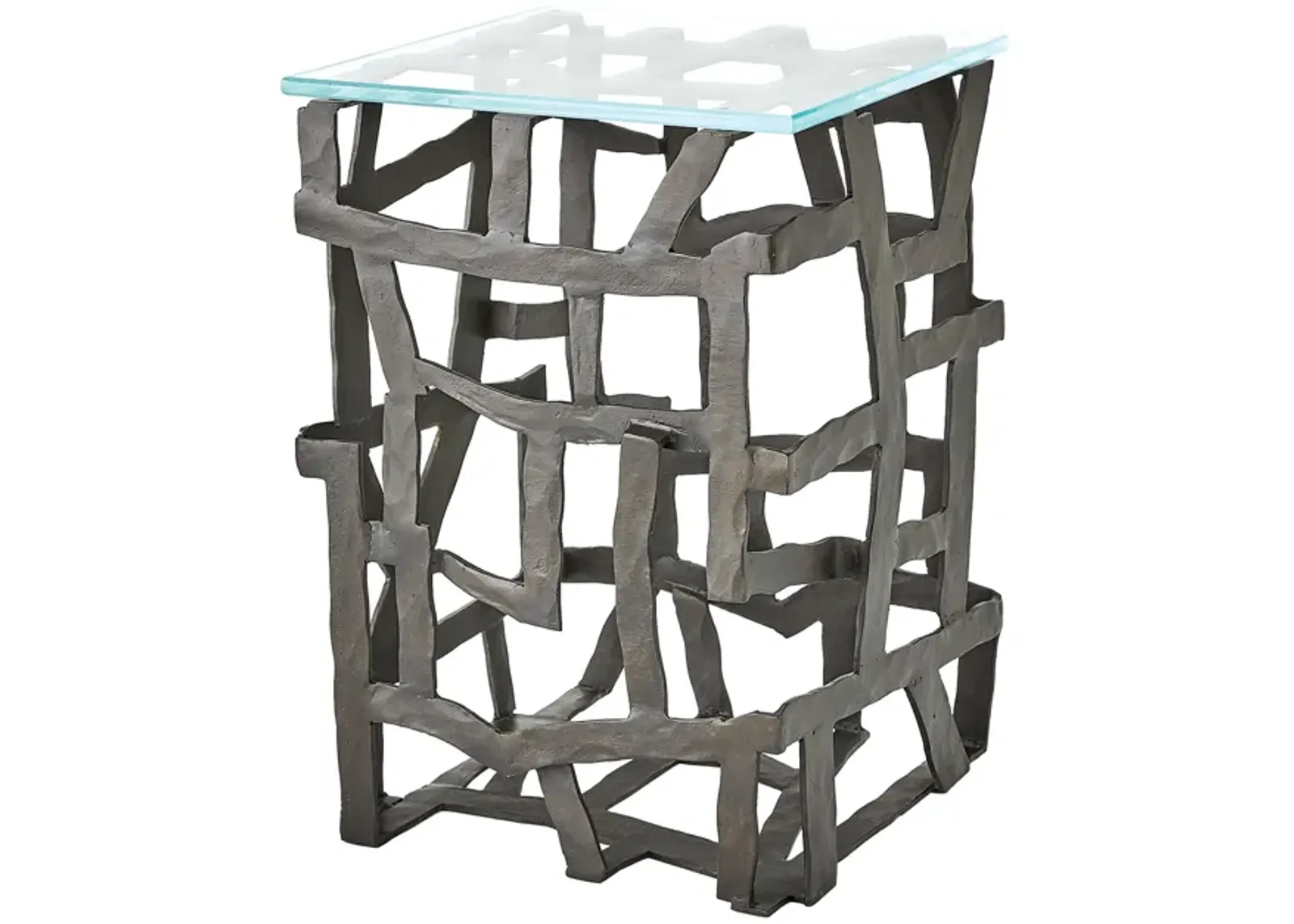 Fragments End Table- Black