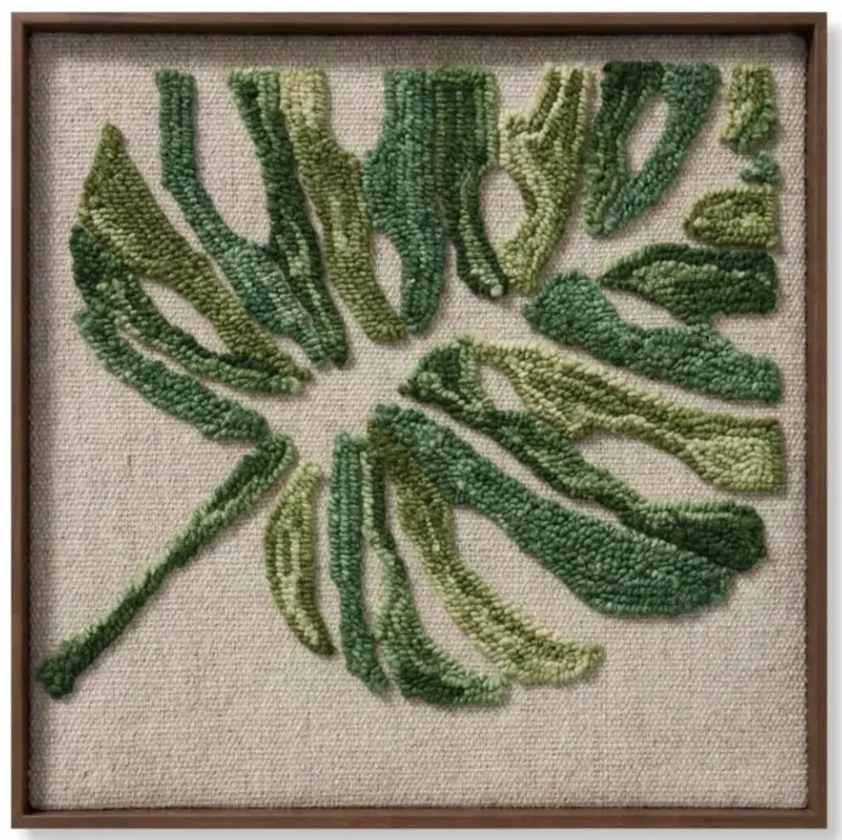 Borneo Green Ivory Wall Art