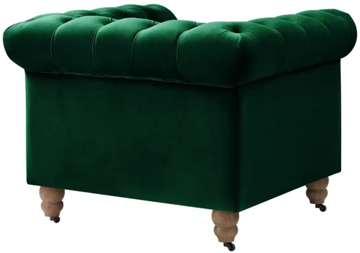 Rustic Manor Bayleigh Velvet Chesterfield Club Chair