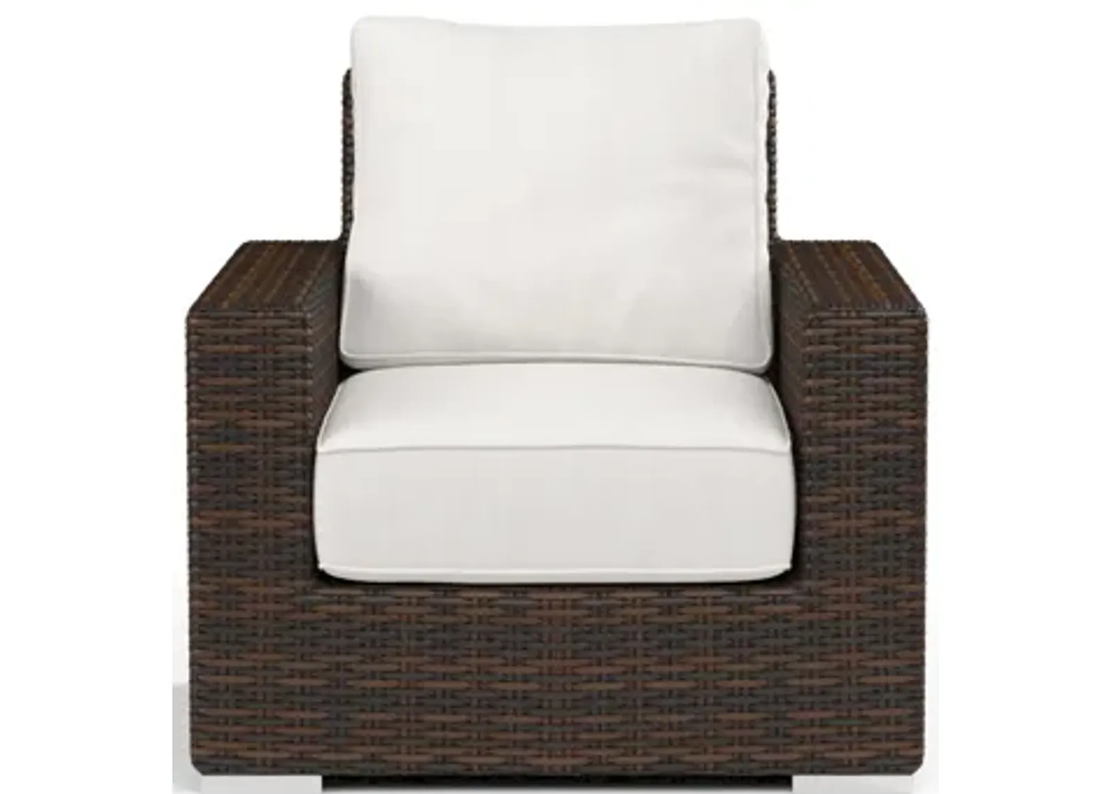 Montecito Club Chair in Canvas Flax w/ Self Welt