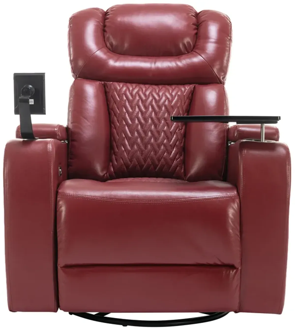 Merax 270 Degree Swivel PU Leather Power Recliner Chair