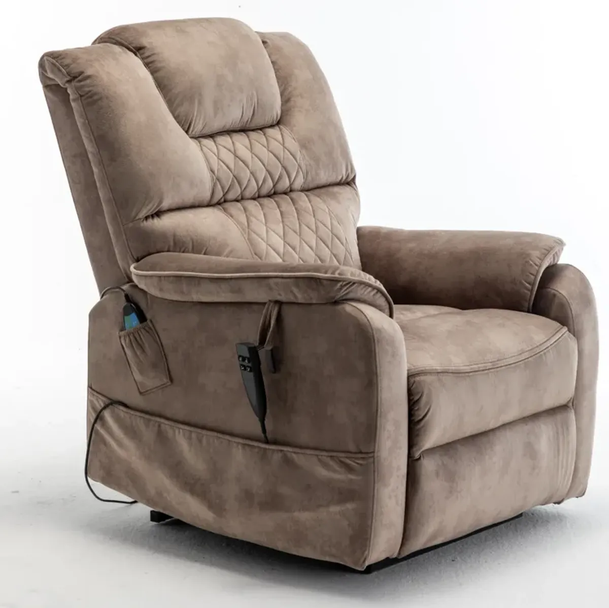 User-Friendly Electric Recliner Easy Assembly, Side Pockets