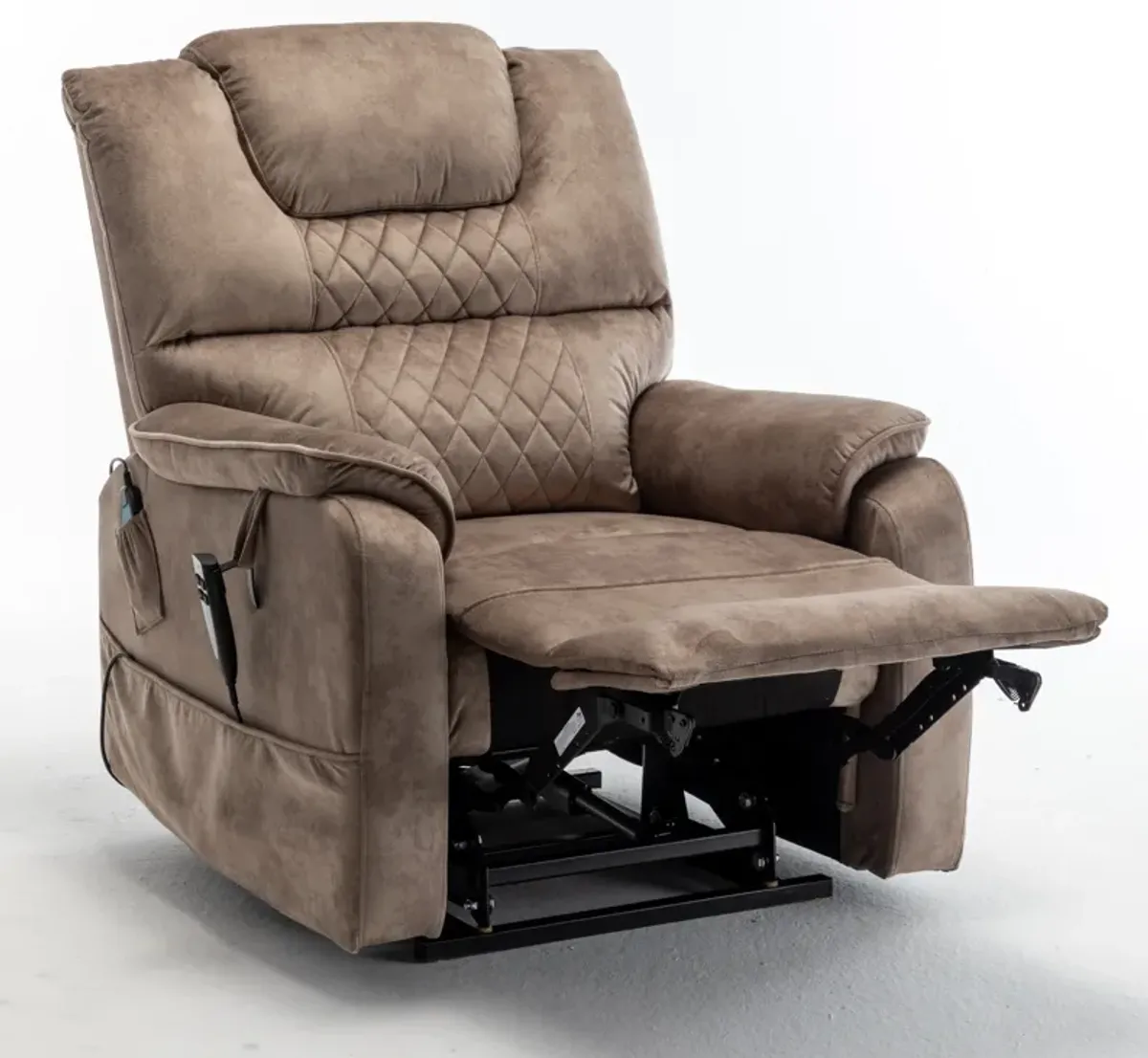 User-Friendly Electric Recliner Easy Assembly, Side Pockets