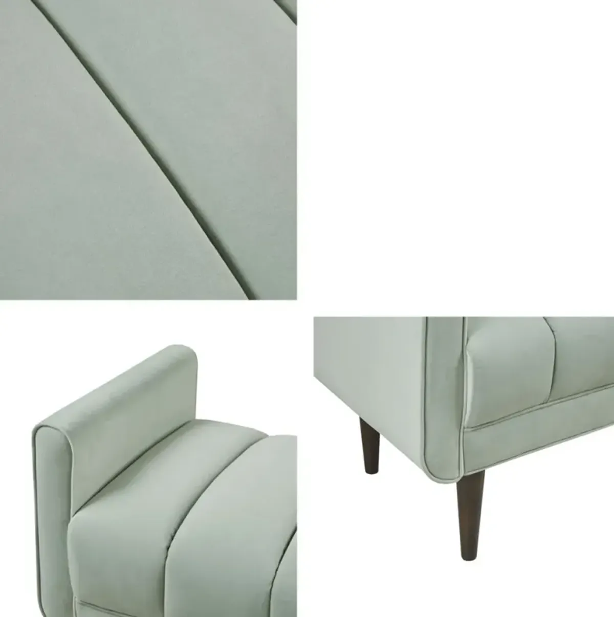 Linea Upholstered Modern Accent Bench