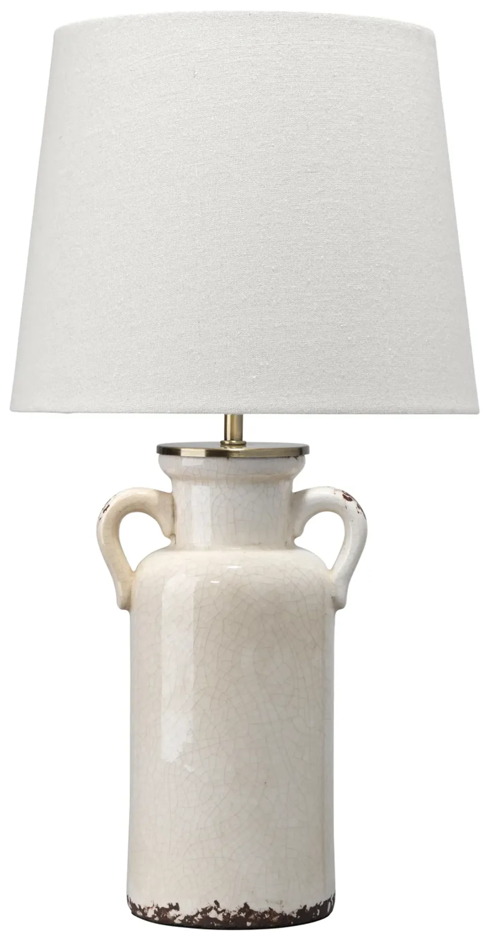 Piper Ceramic Table Lamp, Cream