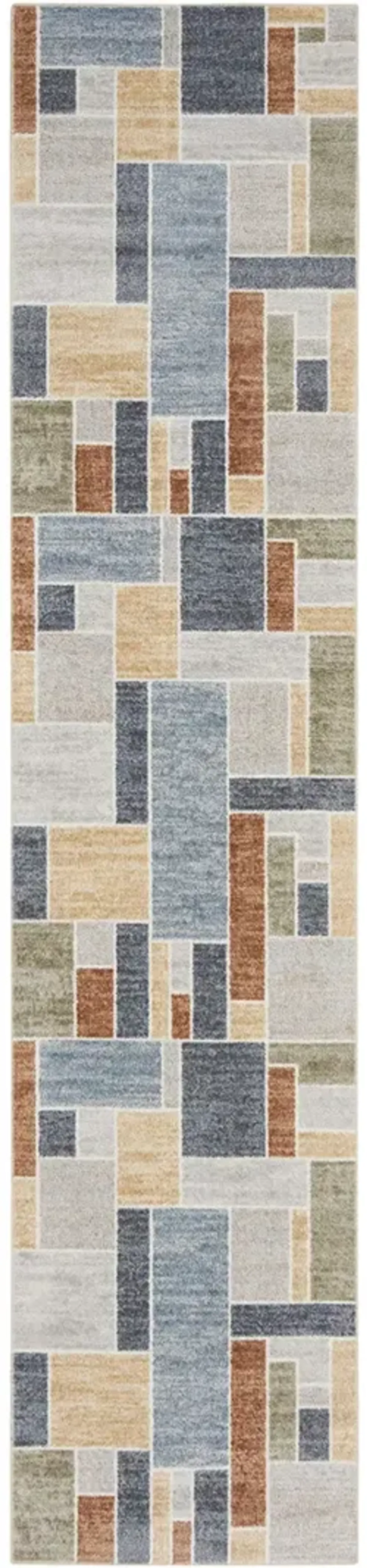 Astra Machine Washable ASW09 Multicolor 2' x 6' Rug