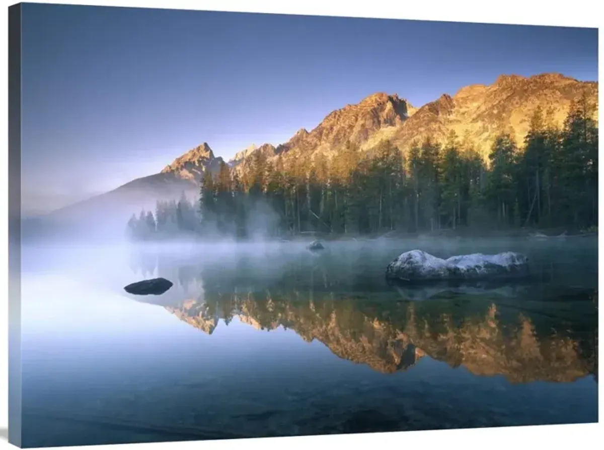The Teton Range at String Lake, Grand Teton National Park, Wyoming-Canvas Art-40x30