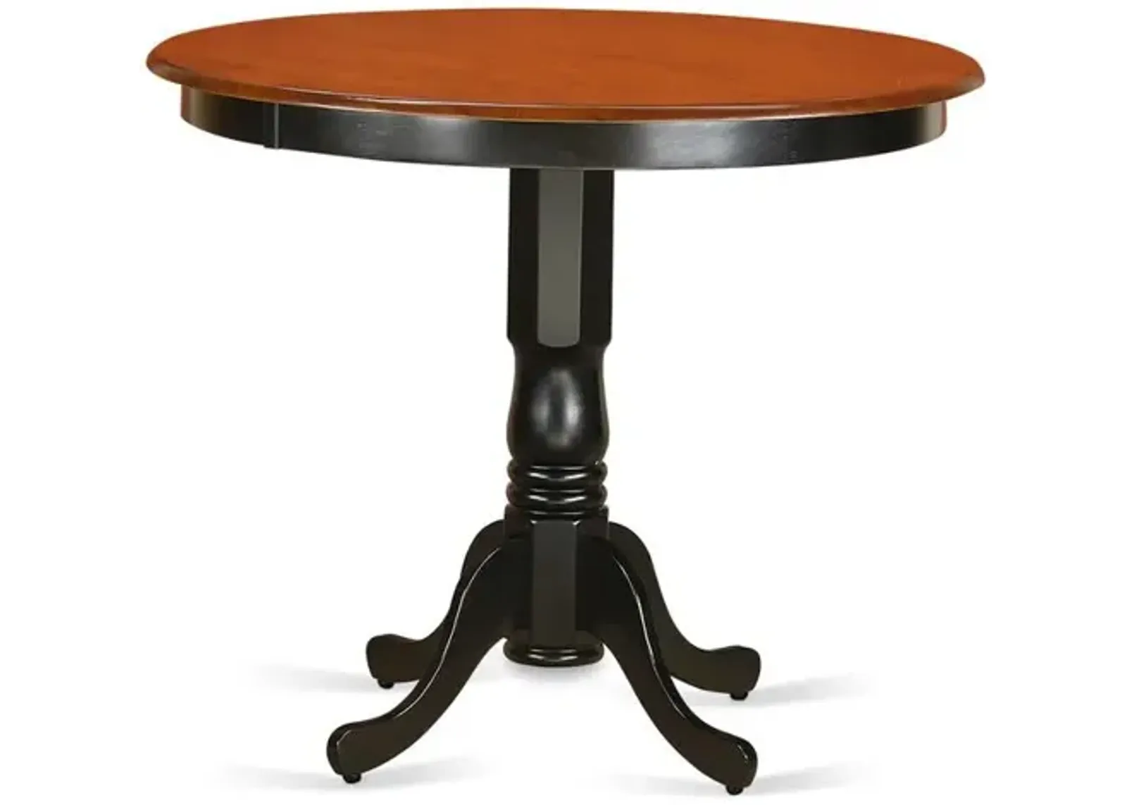 Trenton  Counter  Height  Kitchen  Table  finished  in  Black  and  Cherry