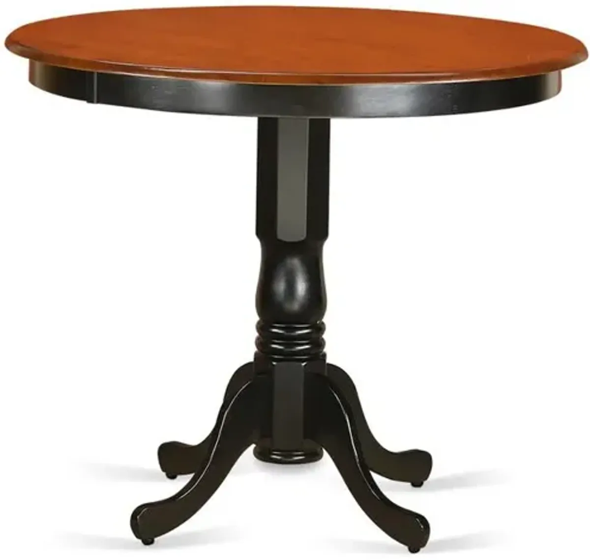 Trenton  Counter  Height  Kitchen  Table  finished  in  Black  and  Cherry