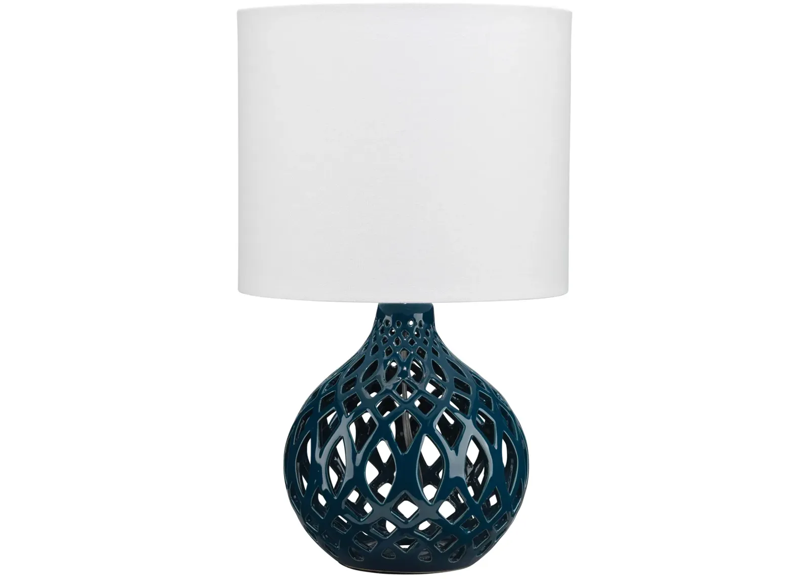 Fretwork Ceramic Table Lamp