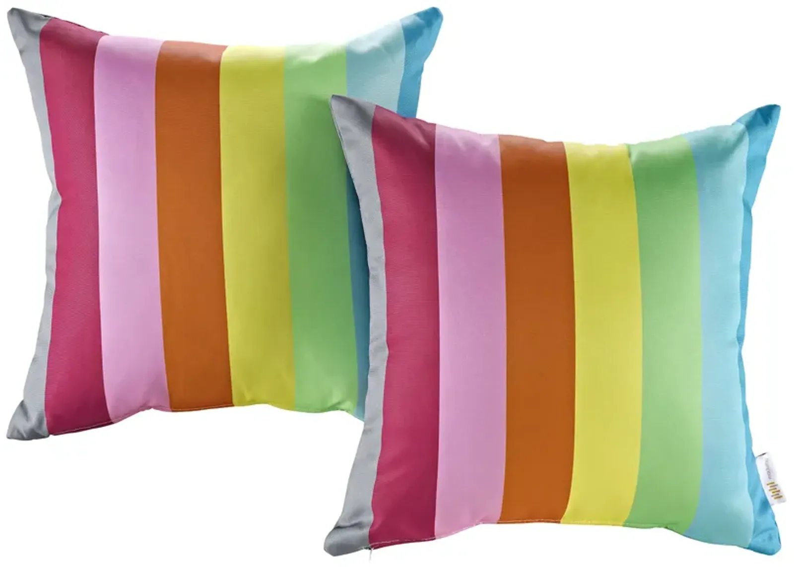 Rainbow Modway Two Piece Outdoor Patio Pillow Set