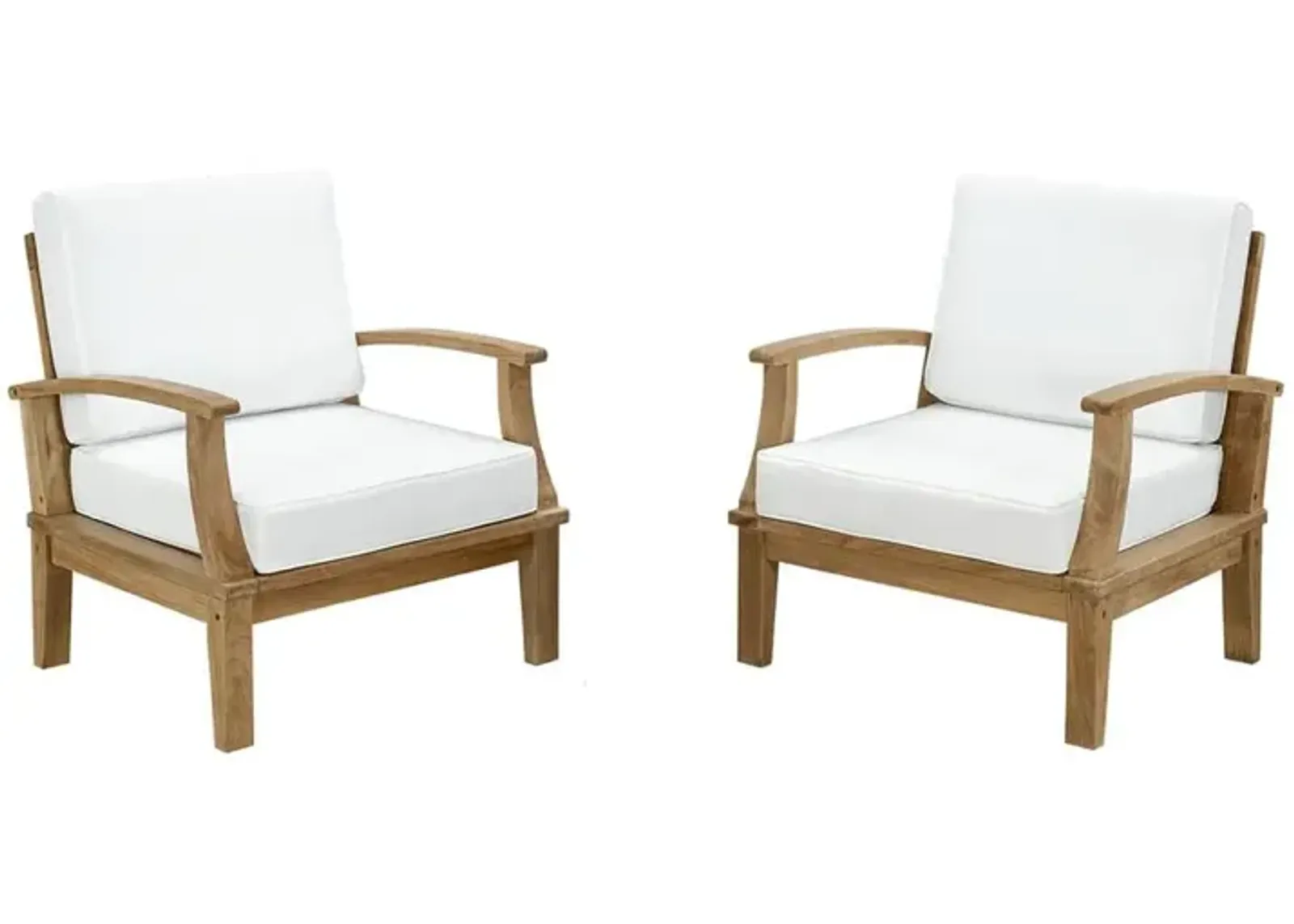 Modway Marina 2 Piece Outdoor Patio Teak Set