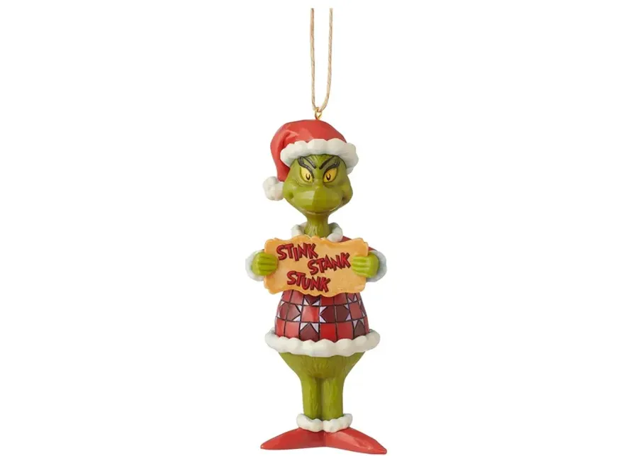 Dept 56 The Grinch Stink Stank Stunk Christmas Ornament