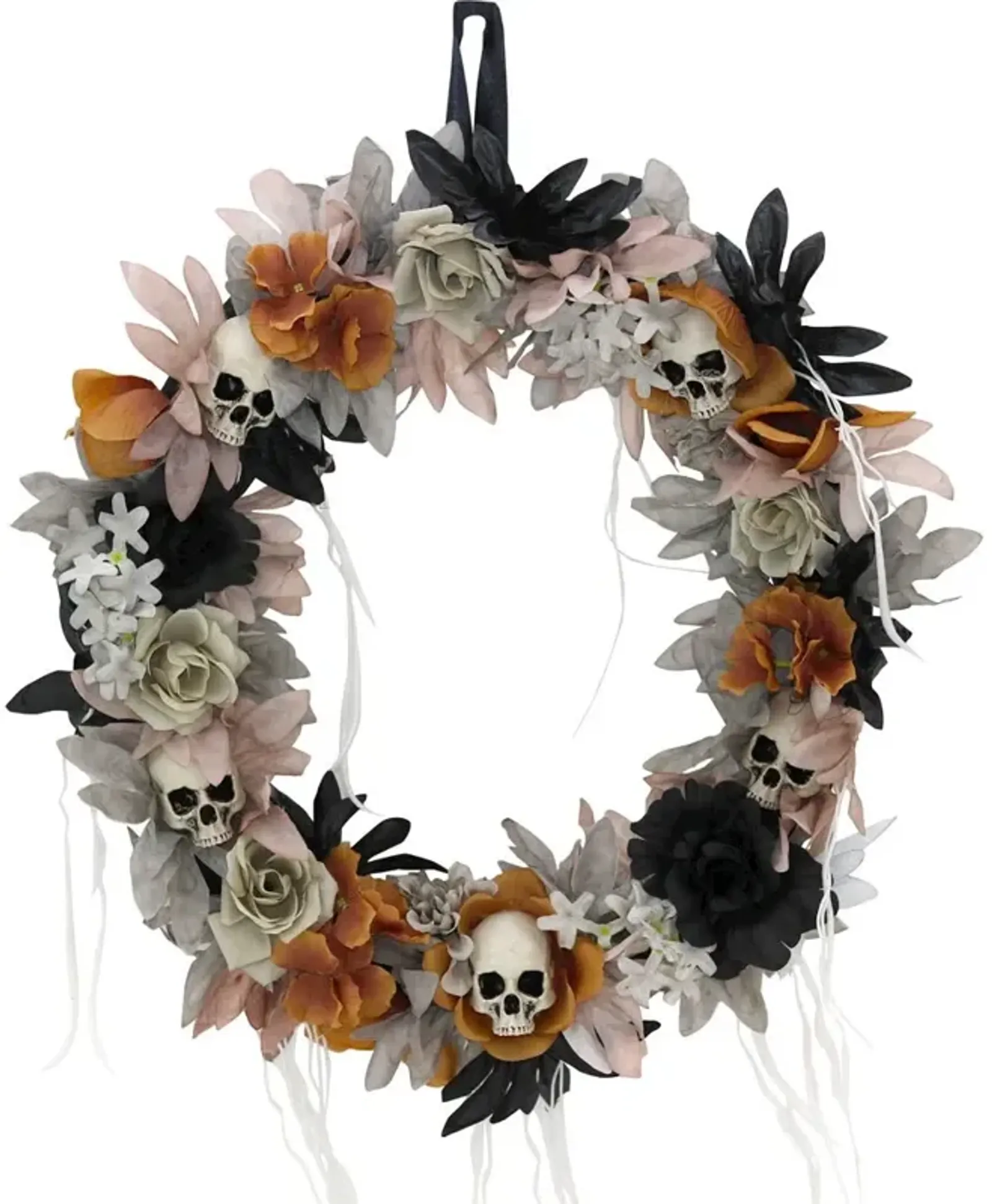 Haunted Hill Farm 22 Skull Wreath