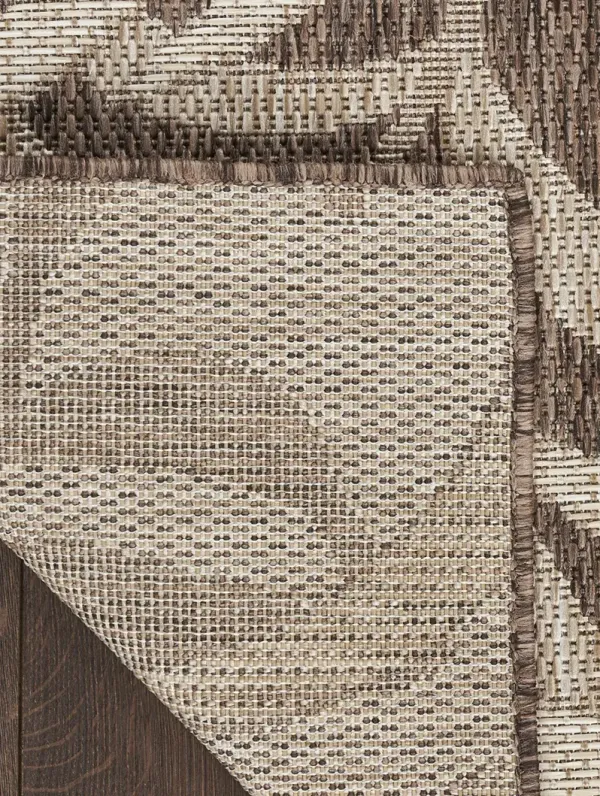 Garden Oasis GOA01 Mocha 8' x 10' Rug