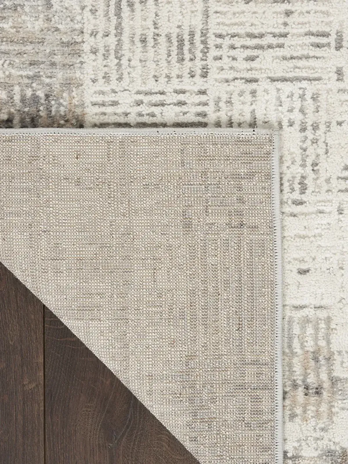 Elation ETN05 Ivory/Gray 2'3" x 7'6" Rug