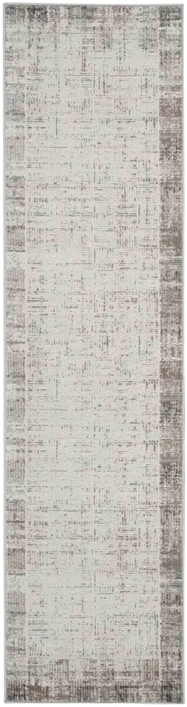 Elation ETN05 Ivory/Gray 2'3" x 7'6" Rug