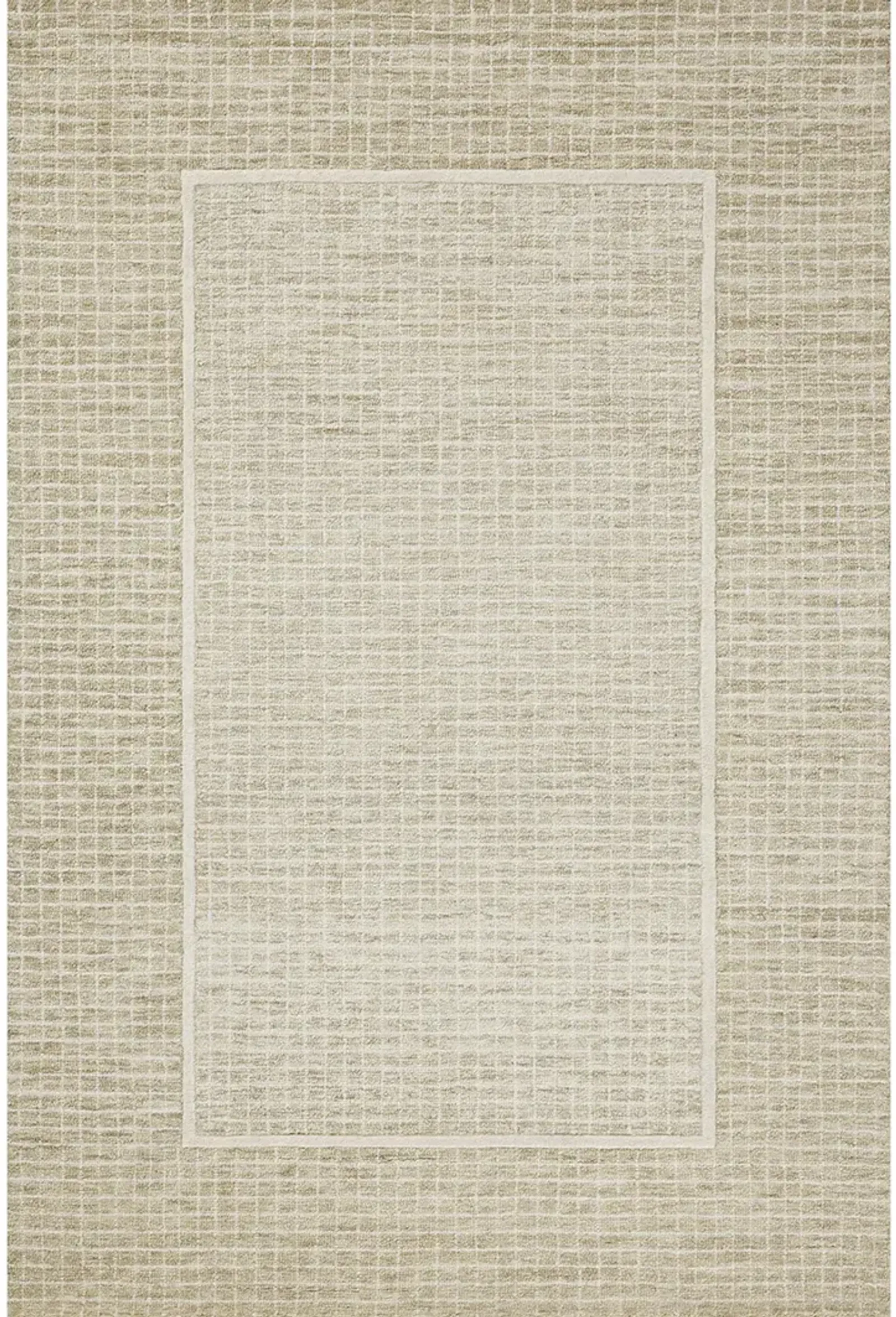 Briggs BRG-01 Wheat / Ivory 3''6" x 5''6" Rug by Chris Loves Julia