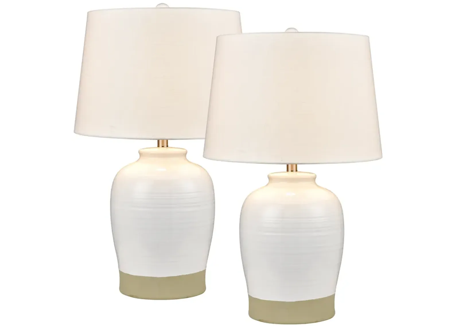 Peli 28'' High 1-Light Table Lamp Set