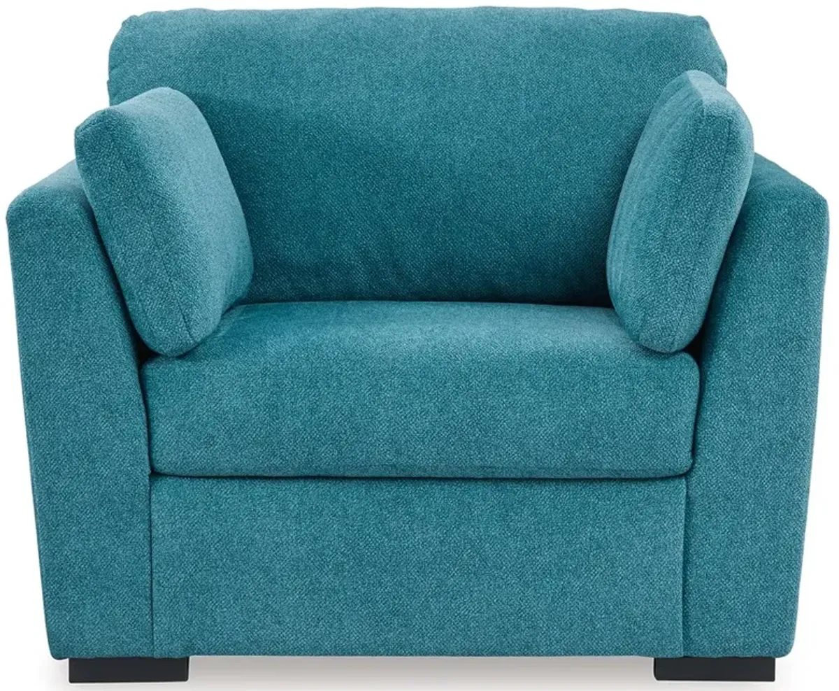 Keerwick Teal Oversized Chair