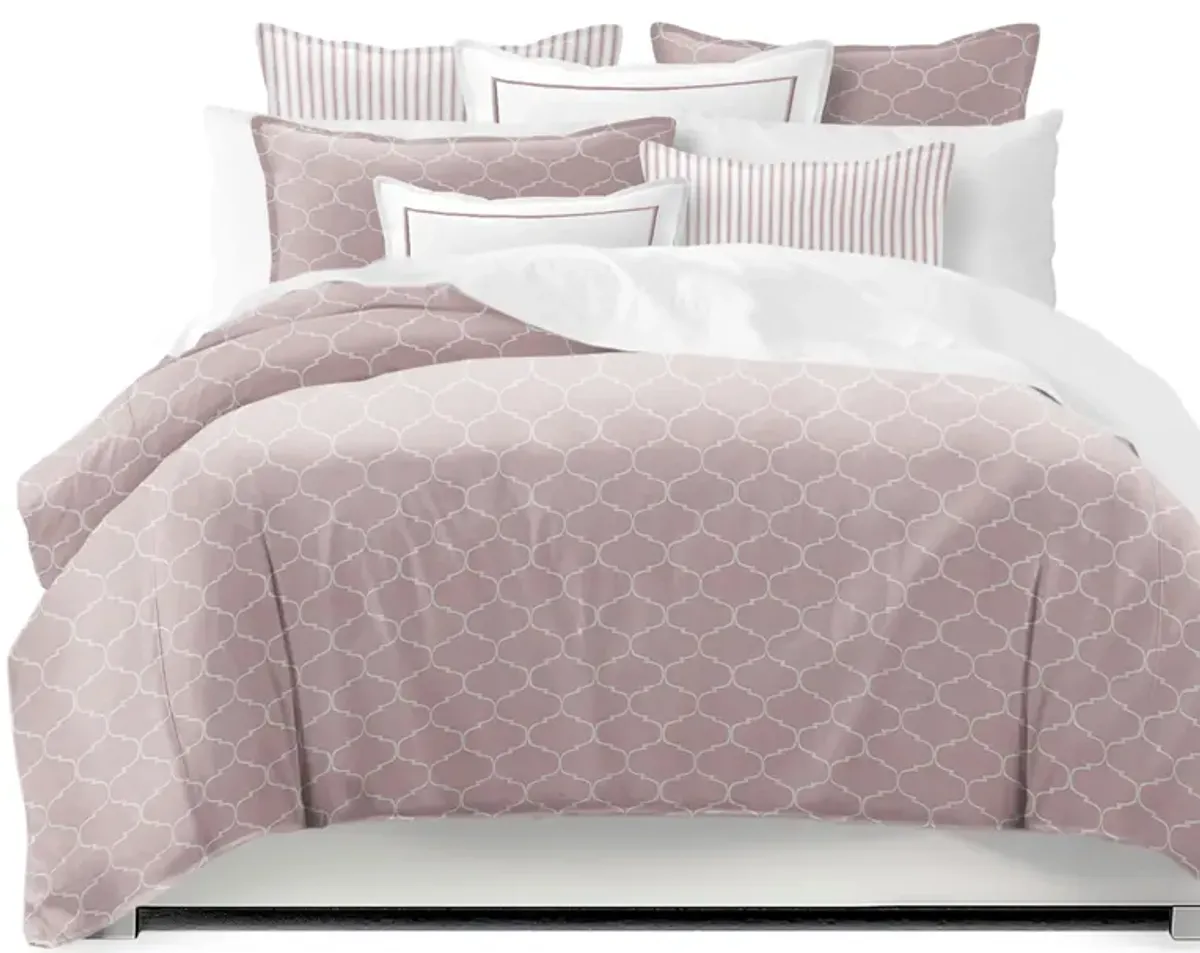 6ix Tailors Fine Linens Gazebo Ballet Pink Duvet Cover Set