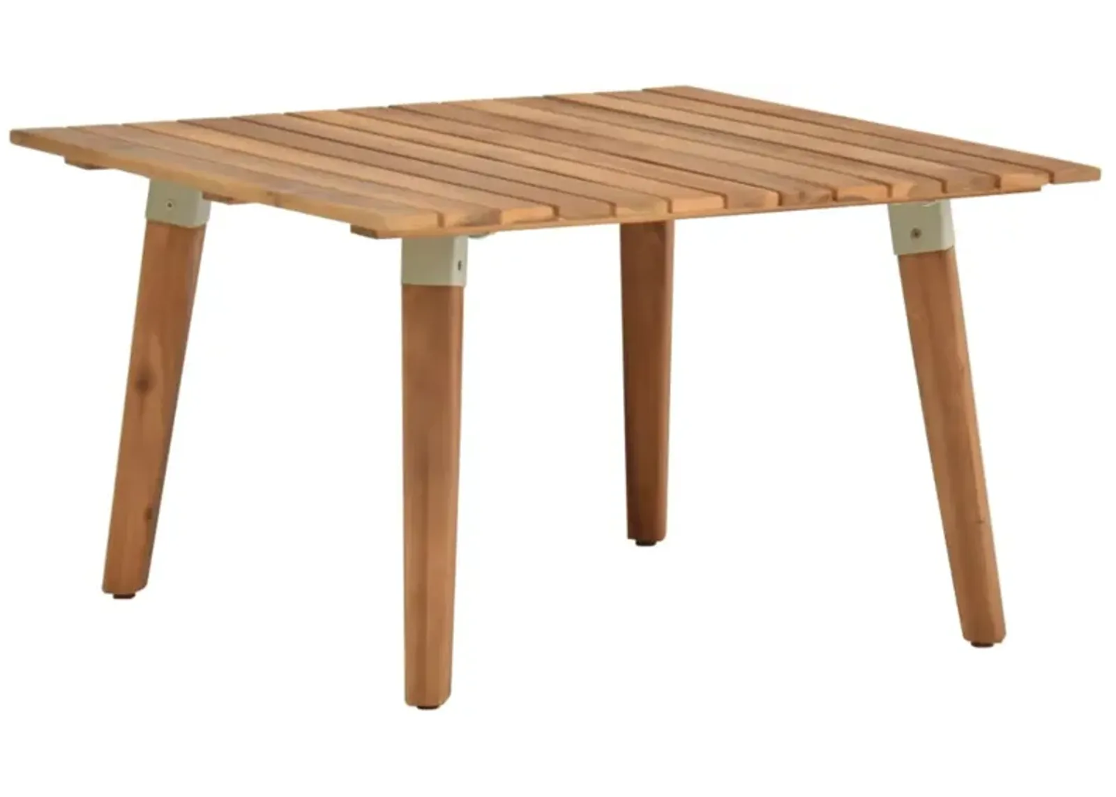 vidaXL Garden Coffee Table 23.6"x23.6"x14.2" Solid Acacia Wood