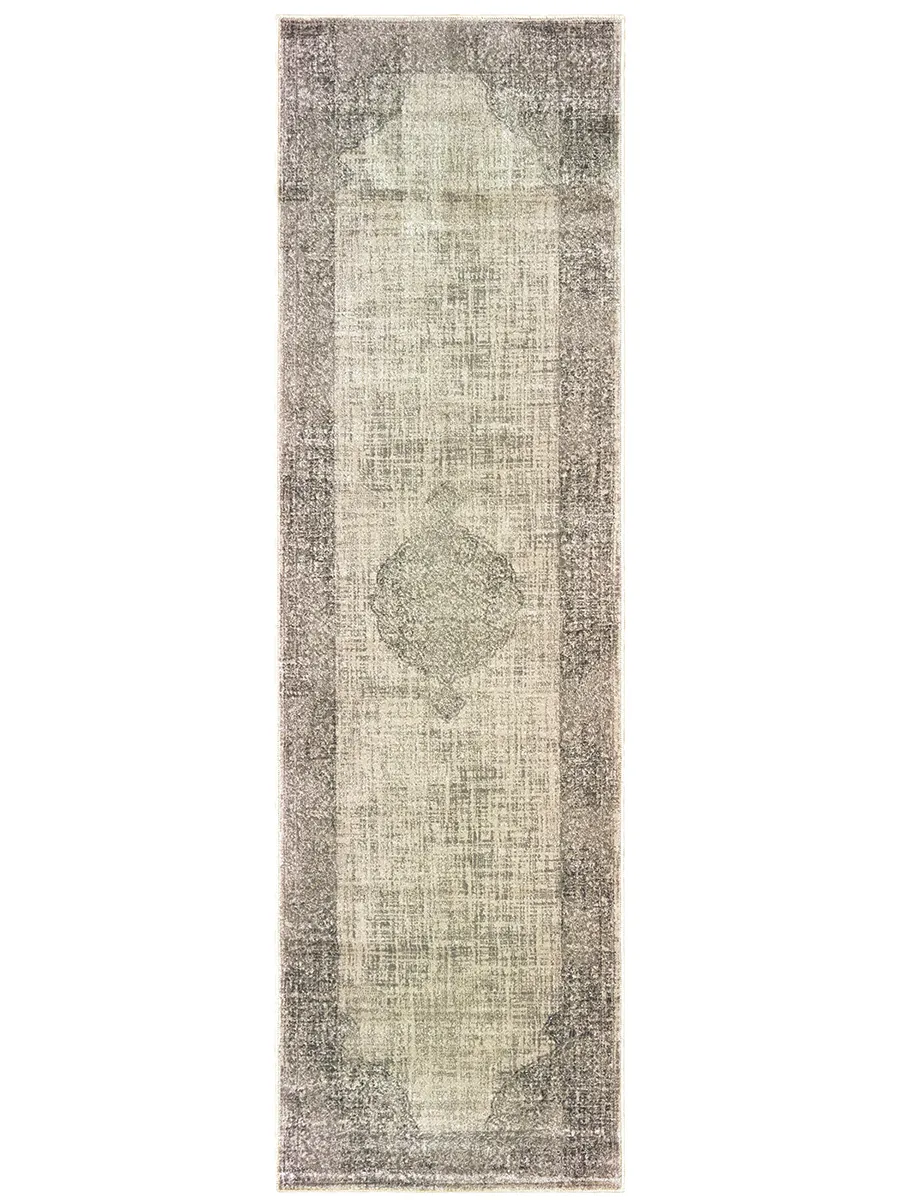 Raleigh 2'3" x 7'6" Ivory Rug