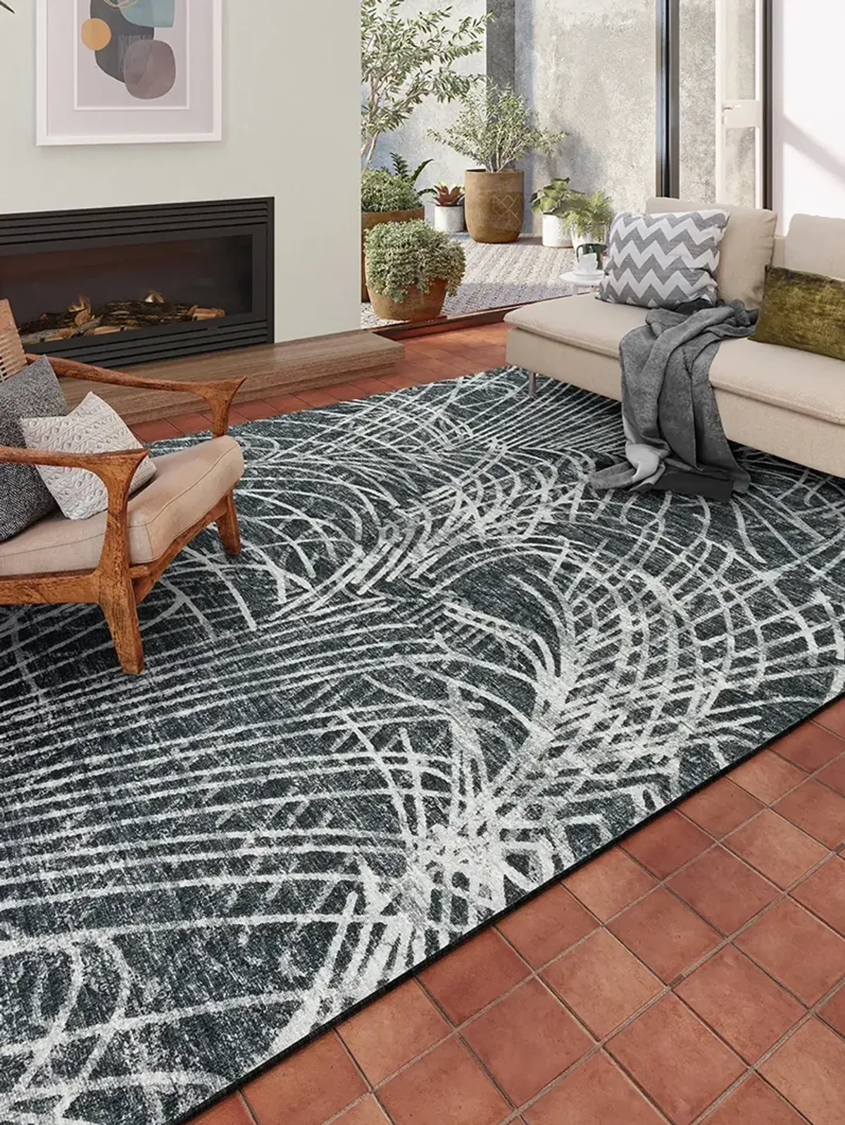 Winslow WL2 Midnight 8' x 10' Rug