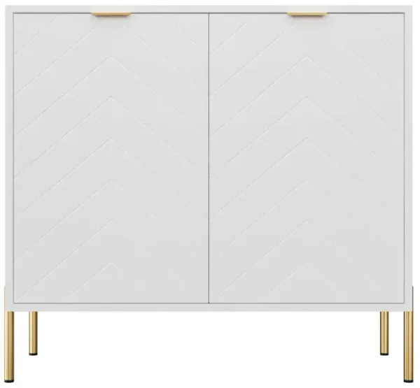 2-Door Accent Cabinet Storage Cabinet