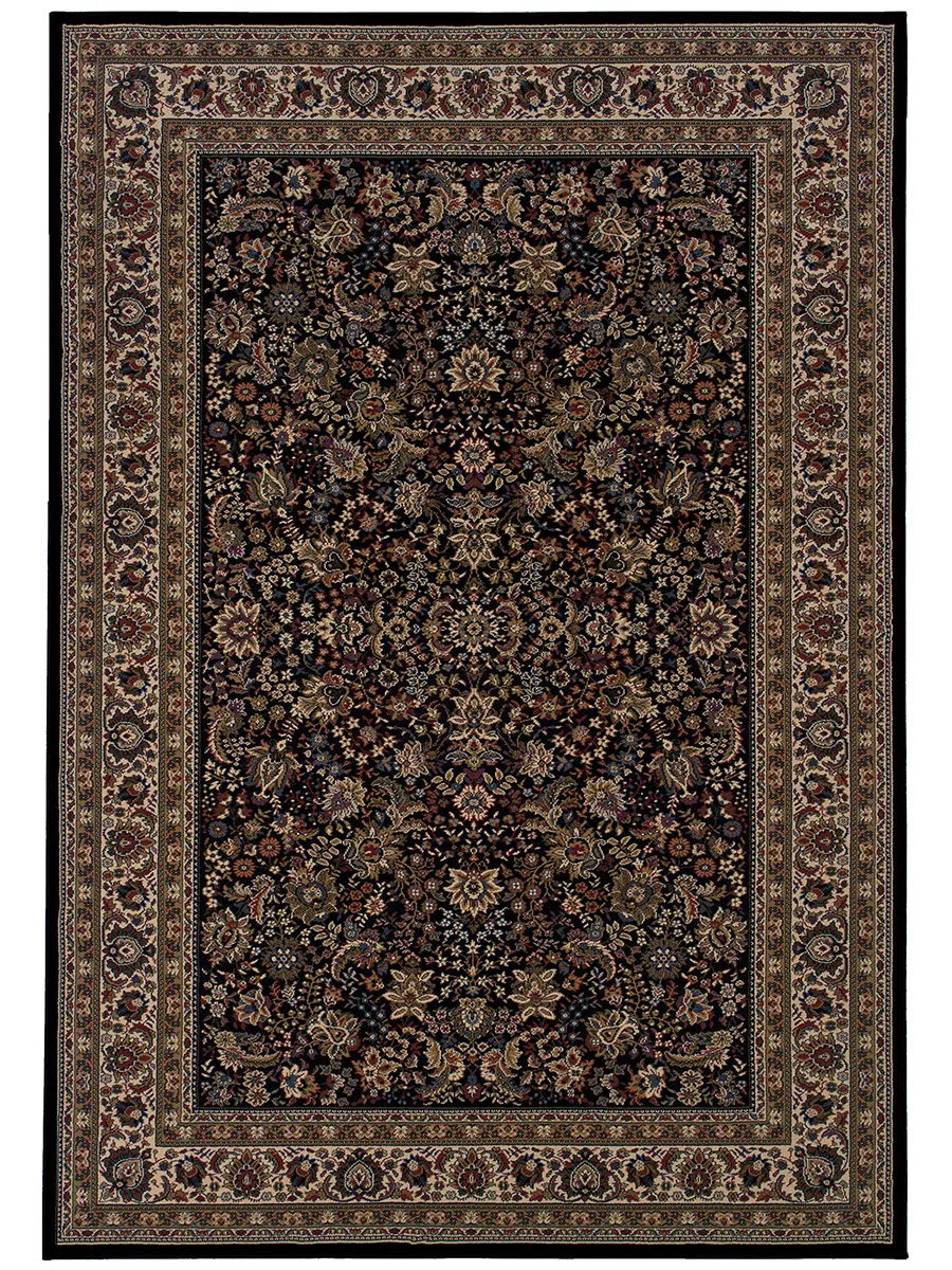 Ariana 8' Black Rug