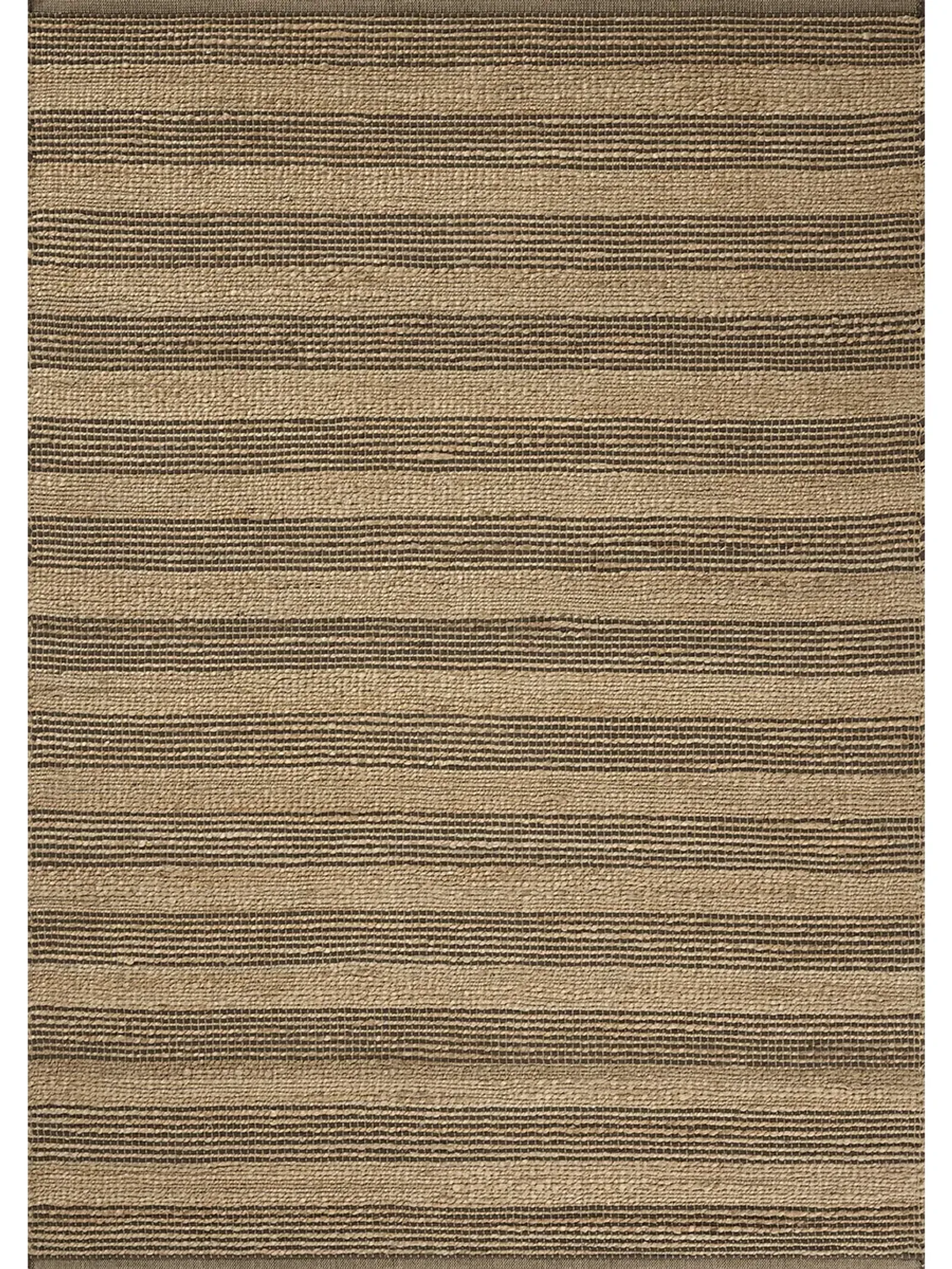 Judy JUD-06 Natural / Chocolate 2''6" x 7''6" Rug by Chris Loves Julia