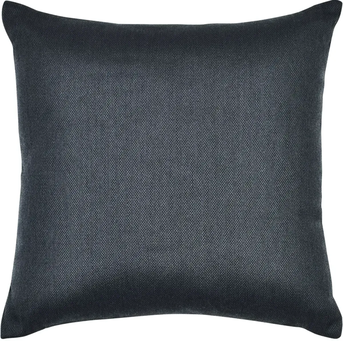 22" Charcoal Gray Solid Square Outdoor Patio Throw Pillow