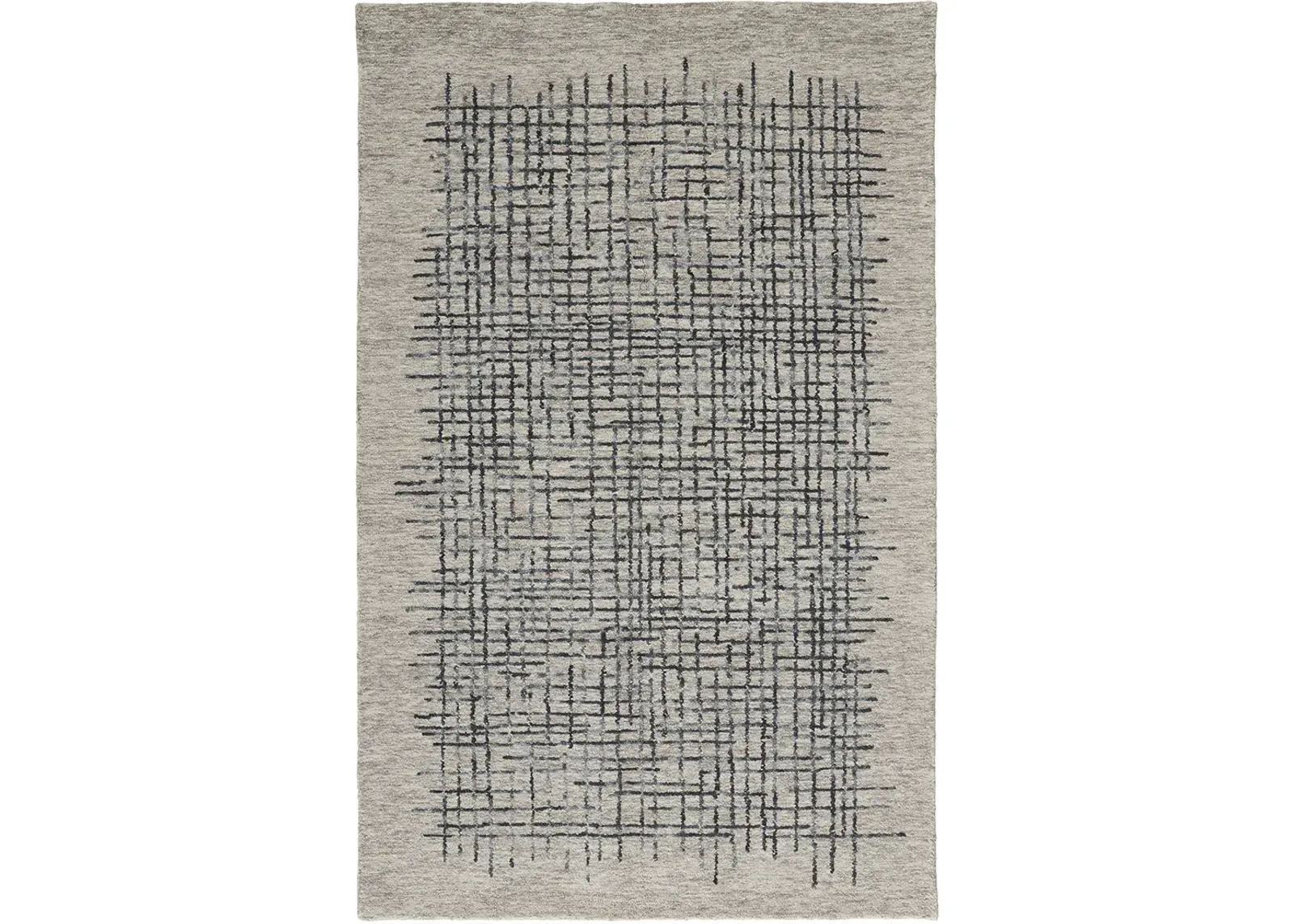 Maddox 8630F Gray/Black/Tan 3'6" x 5'6" Rug