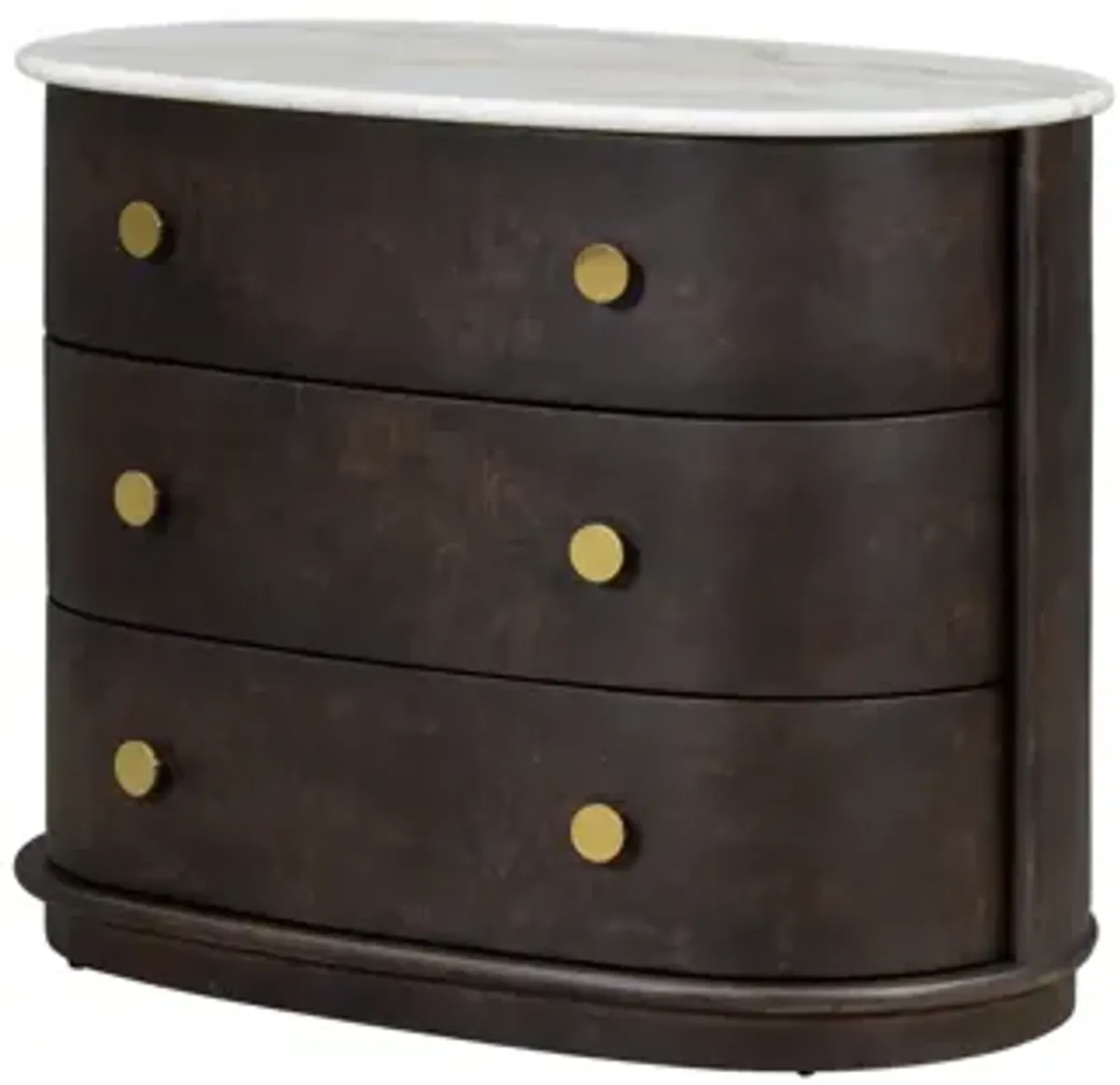 Greer Three Drawer Nightstand