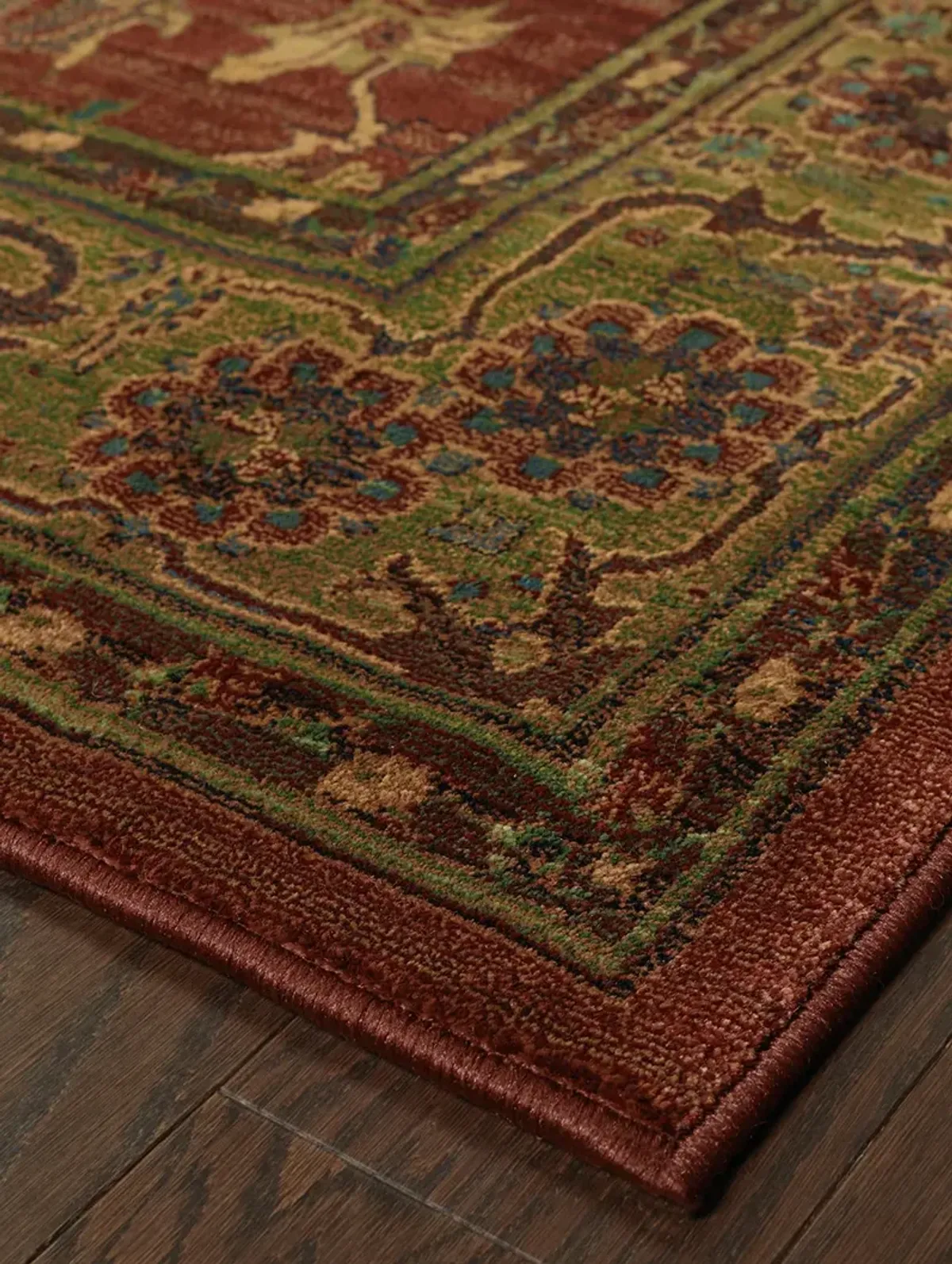 Kharma 2' x 3' Red Rug