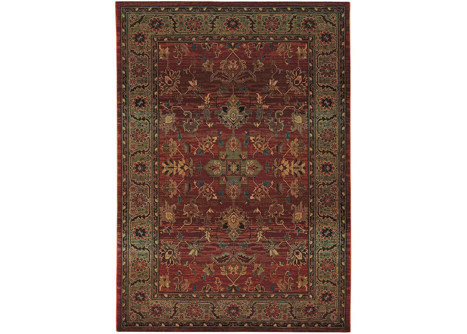 Kharma 2' x 3' Red Rug