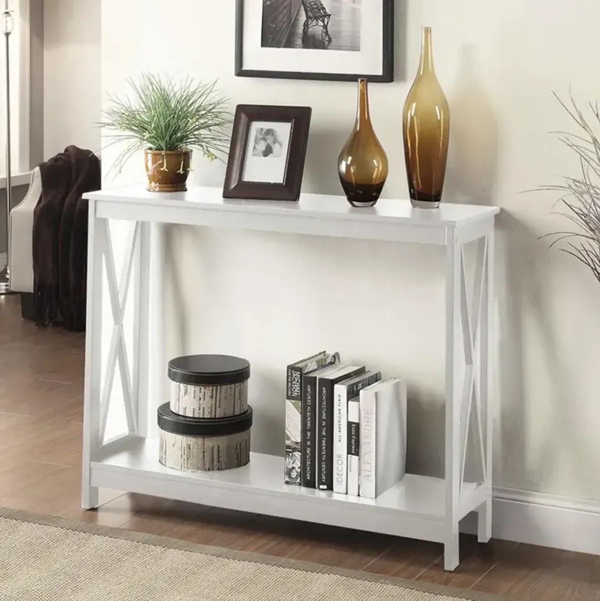 Convience Concept, Inc. Oxford Console Table with Shelf