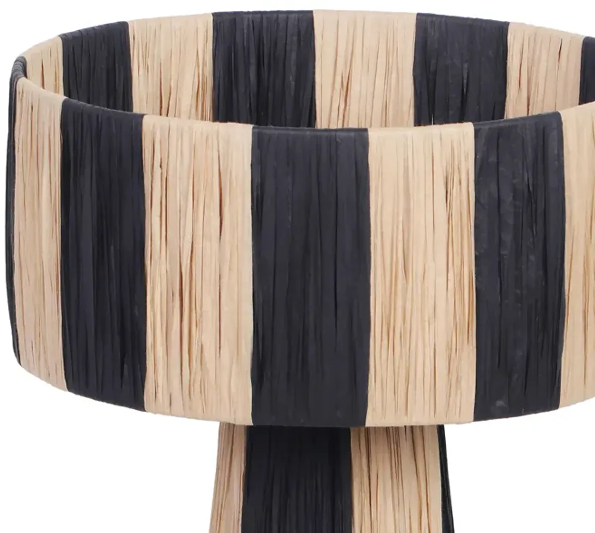 Shelby Raffia Two-Tone Table Lamp