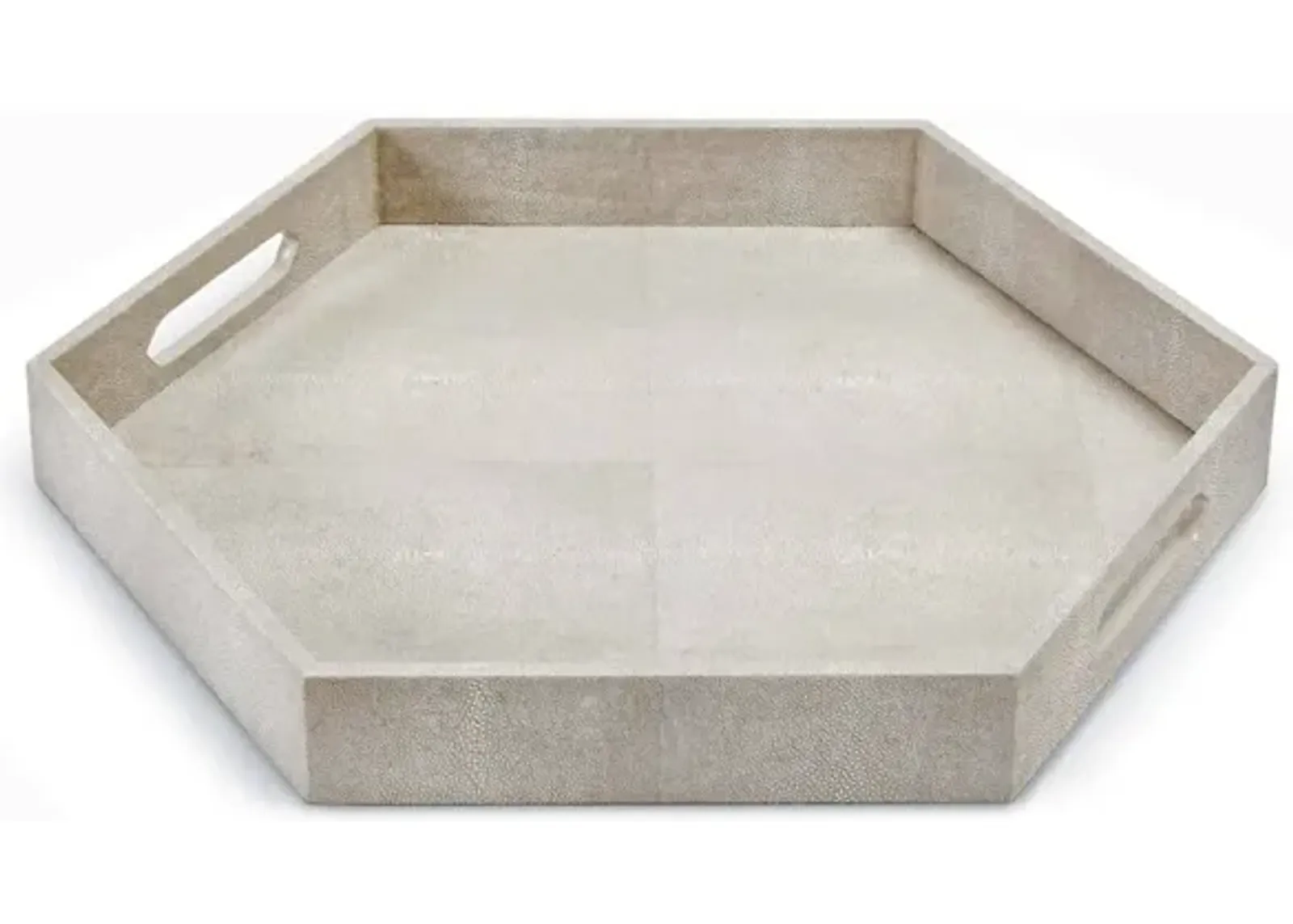 Shagreen Hex Tray