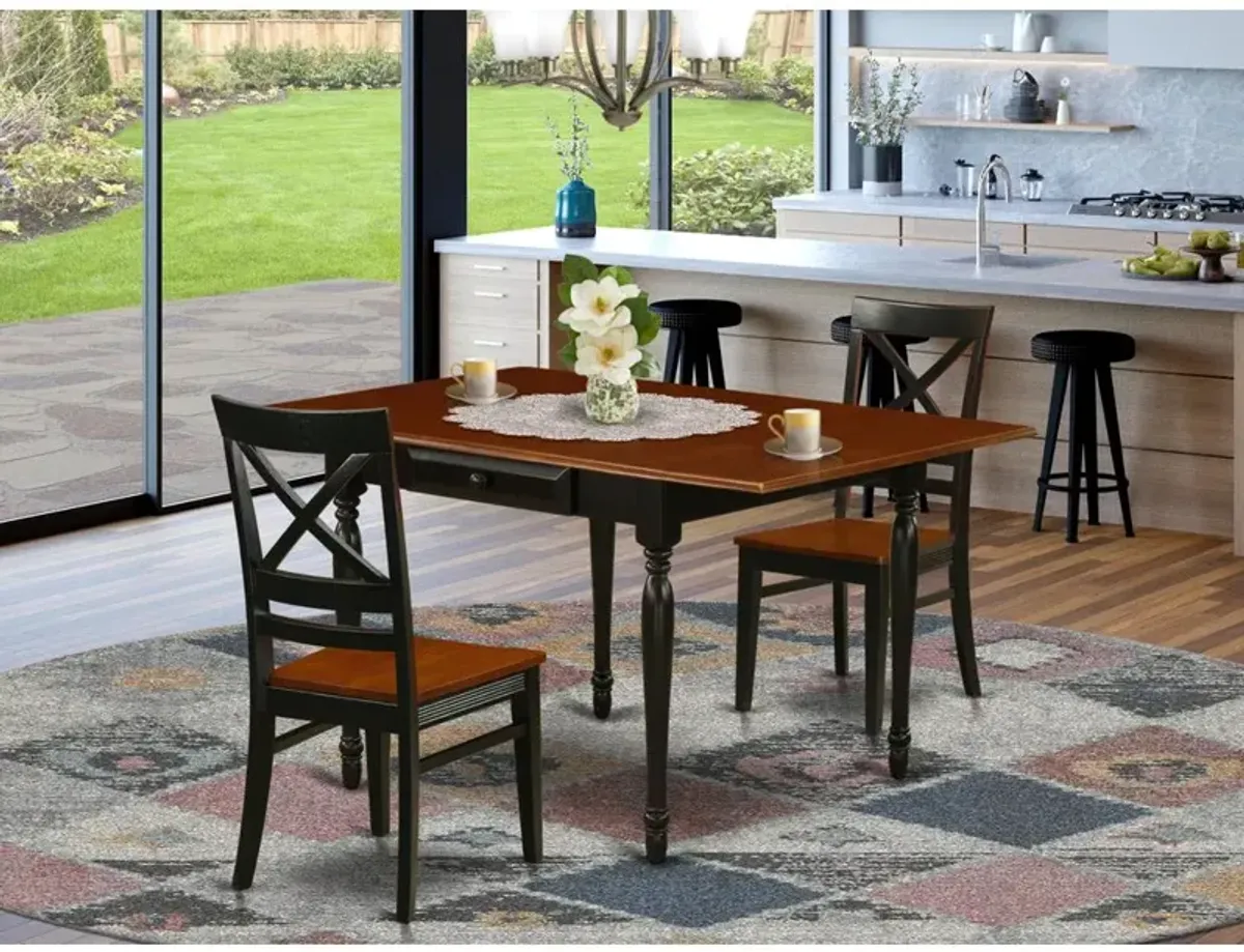 Dining Room Set Black & Cherry