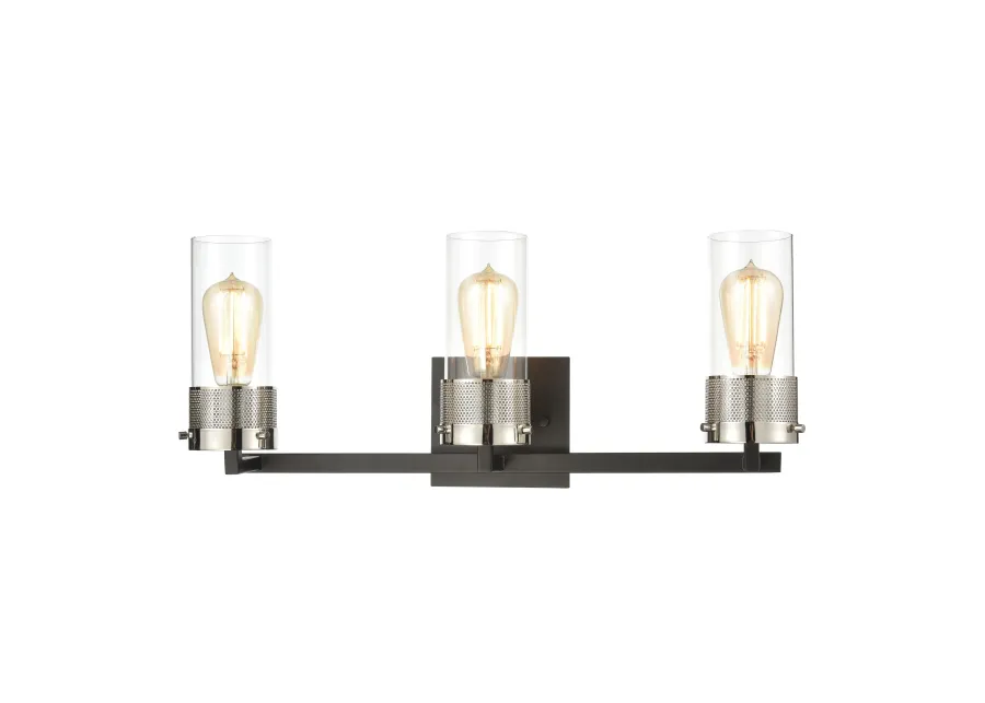 Bergenline 23" Wide 3-Light Vanity Light