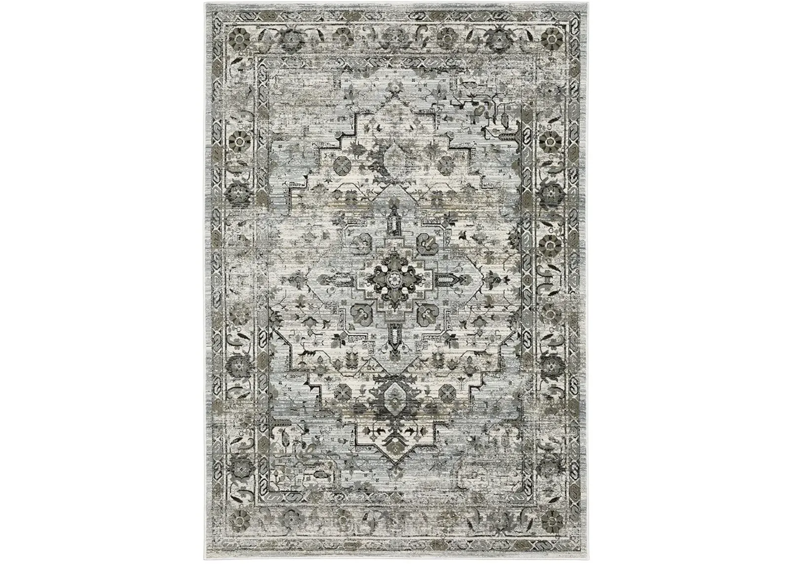 Gemini 9'10" x 12'10" Grey Rug