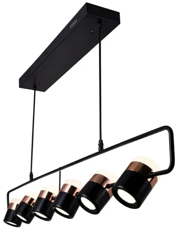 CWI Lighting Moxie LED Pool Table Light With Black Finish