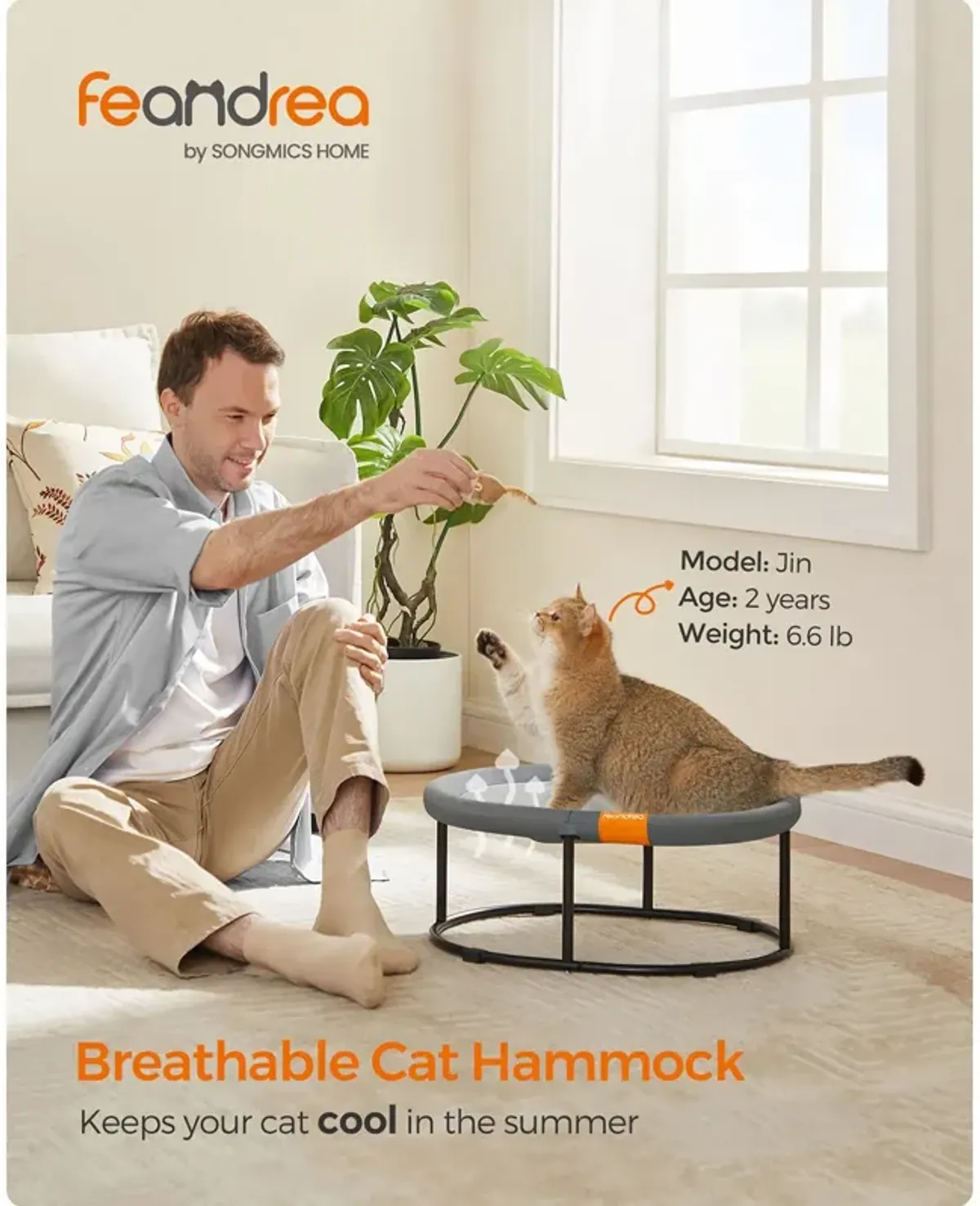 Cat Hammock Bed for Cozy and Comfortable Feline Relaxation