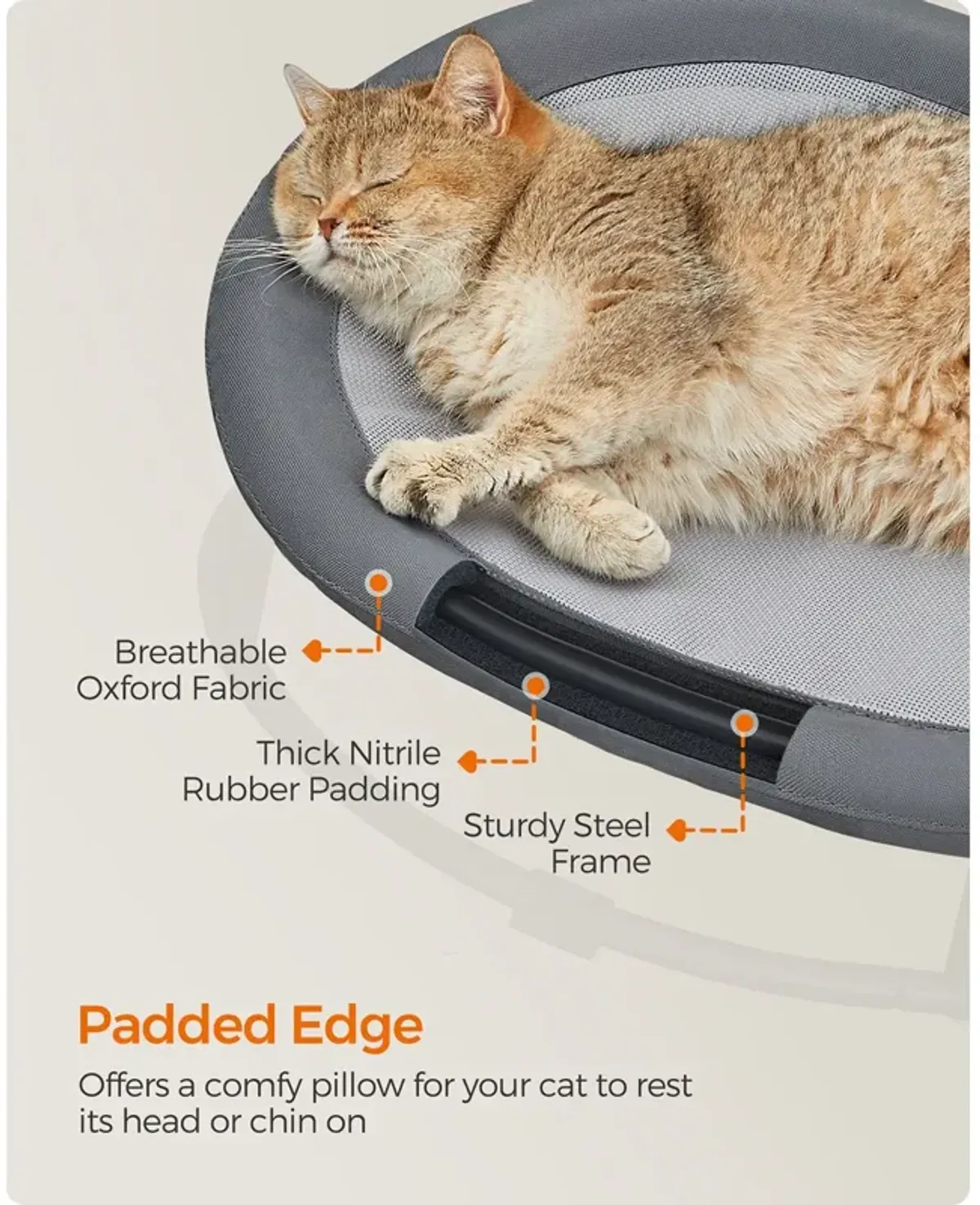 Cat Hammock Bed for Cozy and Comfortable Feline Relaxation