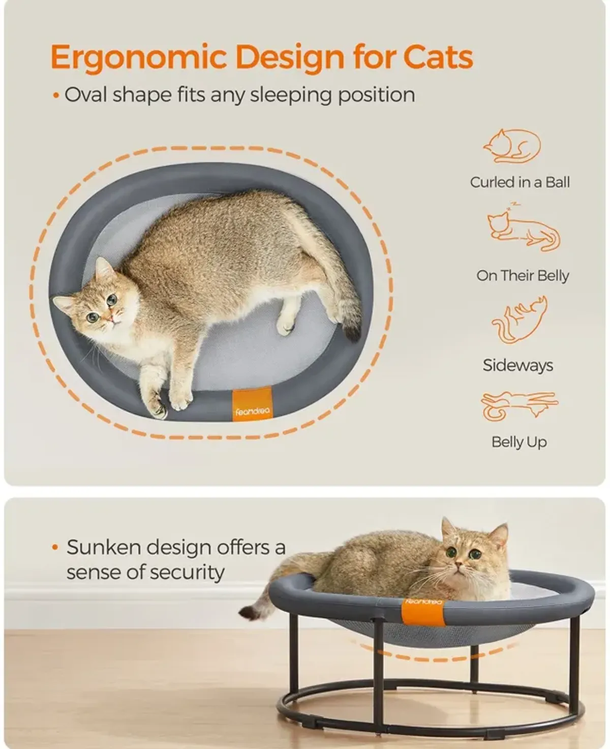 Cat Hammock Bed for Cozy and Comfortable Feline Relaxation