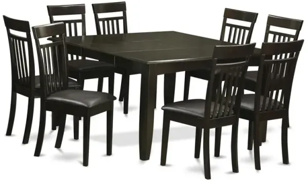 East West Furniture 9-Pc Dining room set-Table and 8 Kitchen Chairs